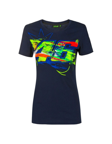 CAMISETA VR46 WINTER TEST BLUE LADY