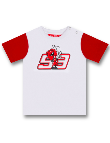 CAMISETA MARC MARQUEZ BEBE BLANCA