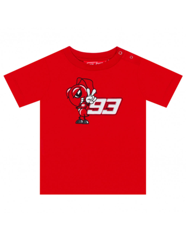 CAMISETA MARC MARQUEZ BEBE ROJA