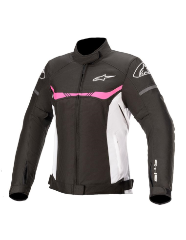 CHAQUETA ALPINESTARS T-SP S WP NG/BLANCA/ROSA LADY