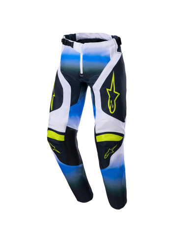 PANTALON ALPINESTARS YOUTH RACER PUSH AZUL/BLANCO