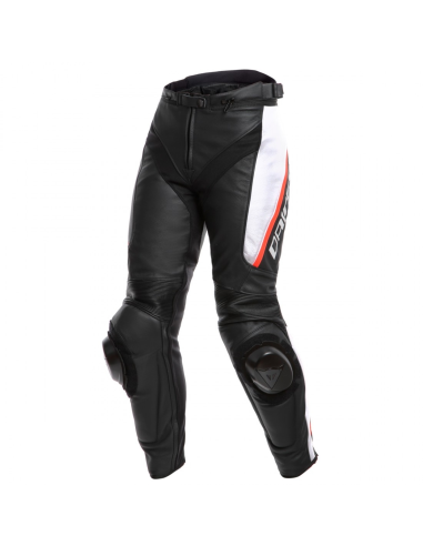 PANTALON PIEL DAINESE DELTA 3 LADY BL/WH/RED